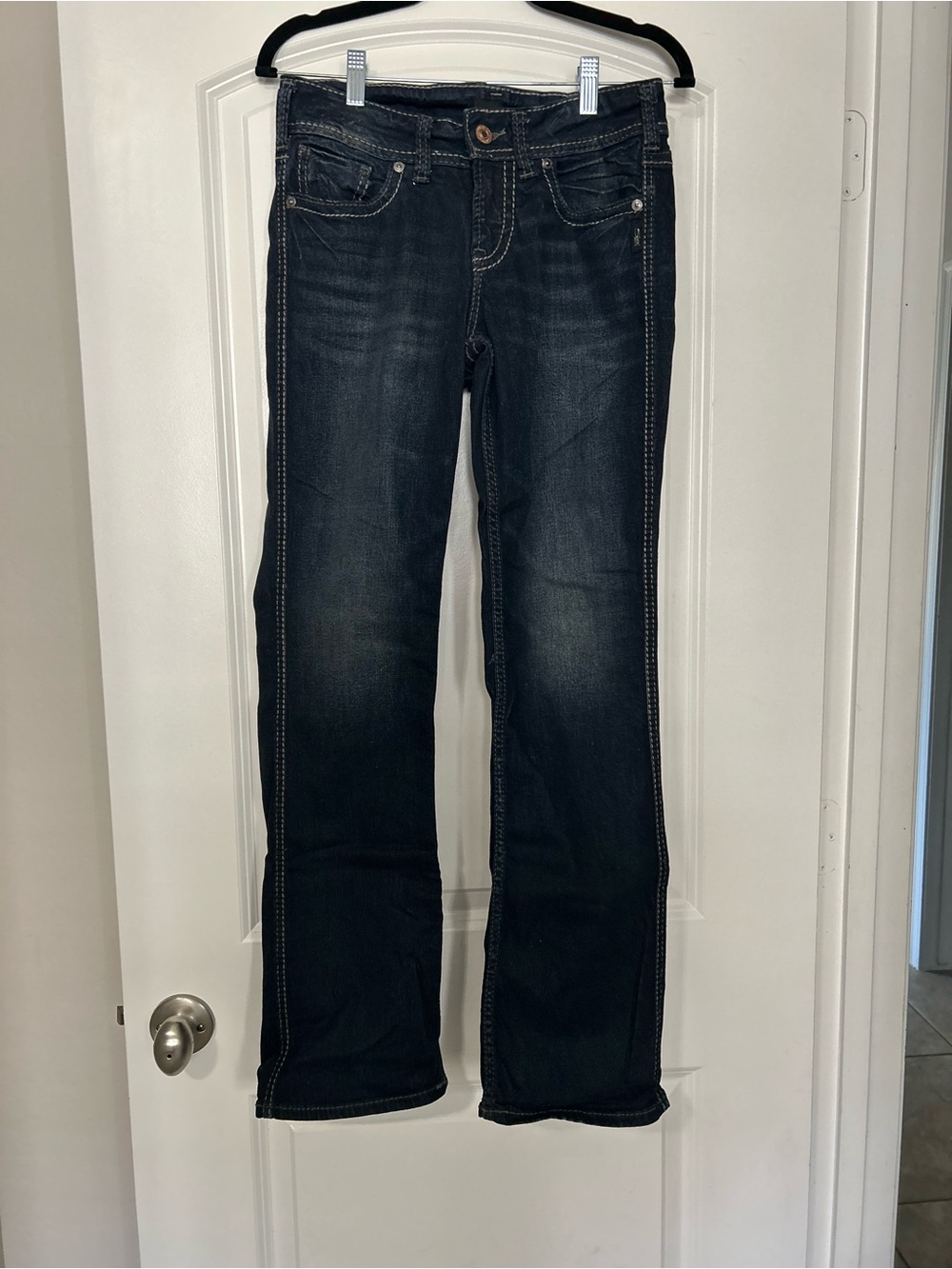 Silver Jeans Dark Indigo Boot-Cut Jeans